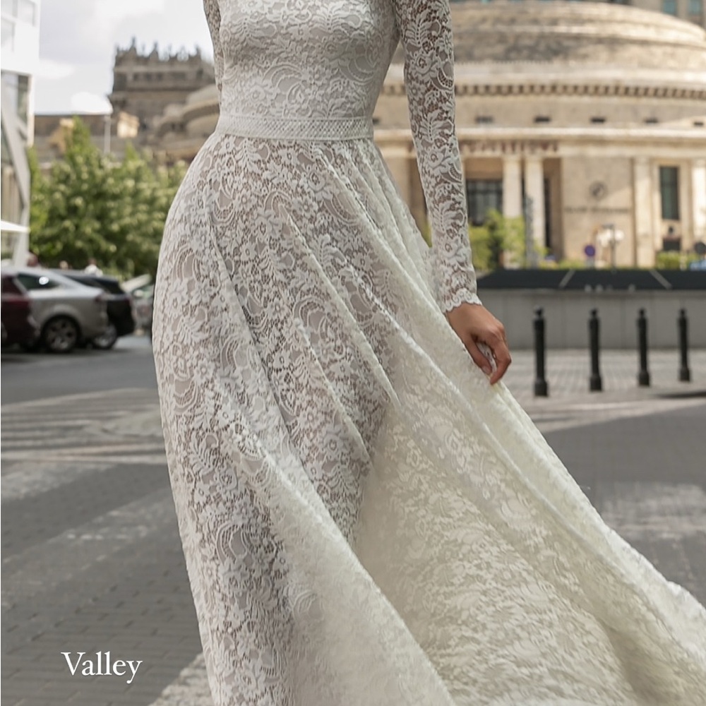Ivory boho bridal Dress